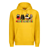 Lemon meowy christmas cats Premium Hoodie - MaliasSmallBusiness