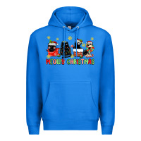 True Royal meowy christmas cats Premium Hoodie - MaliasSmallBusiness
