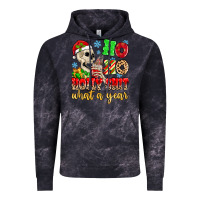 Cloud Black ho ho holy shit what a year Vintage Hoodie - MaliasSmallBusiness