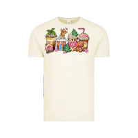 Vintage Arctic pink gingerbread coffee cups Vintage Tee - Zillion Design Studio