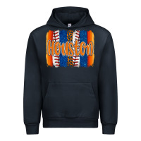 Navy houston baseball team spirit brushstrokes Urban Hoodie - Artiststas