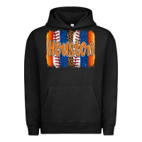 Pigment Black houston baseball team spirit brushstrokes Urban Hoodie - Artiststas