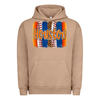 Pigment Burro houston baseball team spirit brushstrokes Urban Hoodie - Artiststas