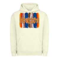 Pigment Pistachio houston baseball team spirit brushstrokes Urban Hoodie - Artiststas