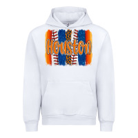 White houston baseball team spirit brushstrokes Urban Hoodie - Artiststas