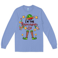Colony Blue im the sarcastic elf Long Sleeve Tee - FaDigitalArtStudio