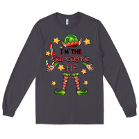 Smoke im the sarcastic elf Long Sleeve Tee - FaDigitalArtStudio