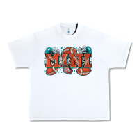 White mini American football Urban Heavy Tee - Zillion Design Studio
