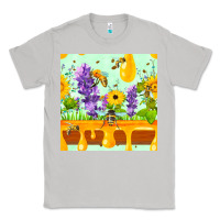 Moon Dust honeydrip bee lavender daisy sunflower seamless pa Classic Tee - FaDigitalArtStudio