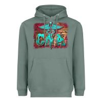 Sage western nurse certified nurse  assistant medilcal symbol  background Heavyweight Hoodie - BarkalooDesign