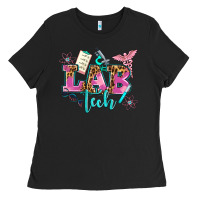 Black lab tech Ladies Tee - AdoDesignShop