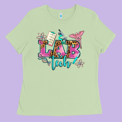 Lab Tech Ladies Tee Designed By Adodesignshop