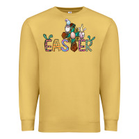 Antique Gold cross rabbit easter gnomes Premium Sweatshirt - Jasminsmagicworld
