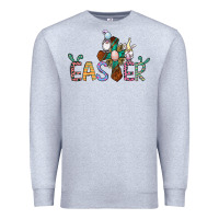 Heather Grey cross rabbit easter gnomes Premium Sweatshirt - Jasminsmagicworld