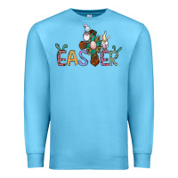 Ocean Blue cross rabbit easter gnomes Premium Sweatshirt - Jasminsmagicworld