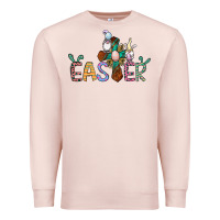 Pale Pink cross rabbit easter gnomes Premium Sweatshirt - Jasminsmagicworld