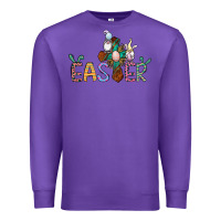 Purple cross rabbit easter gnomes Premium Sweatshirt - Jasminsmagicworld