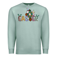 Seafoam cross rabbit easter gnomes Premium Sweatshirt - Jasminsmagicworld