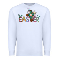 White cross rabbit easter gnomes Premium Sweatshirt - Jasminsmagicworld