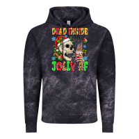 Cloud Black dead inside but jolly af Vintage Hoodie - MaliasSmallBusiness