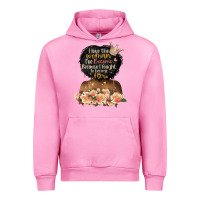 Fuchsia Pink i love the woman l've become black girl Urban Hoodie - Artiststas