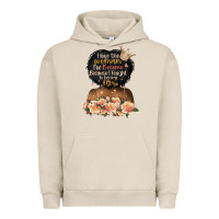 Pigment French Oak i love the woman l've become black girl Urban Hoodie - Artiststas