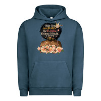 Pigment Midnight Navy i love the woman l've become black girl Urban Hoodie - Artiststas