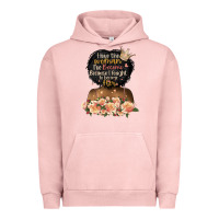 Pigment Salmon i love the woman l've become black girl Urban Hoodie - Artiststas
