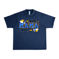 Navy mama volleyball Urban Heavy Tee - Zillion Design Studio