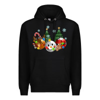 Black christmas Premium Hoodie - MaliasSmallBusiness
