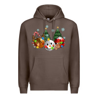 Coffee christmas Premium Hoodie - MaliasSmallBusiness