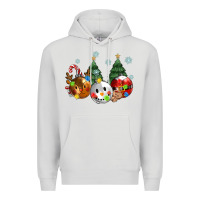 Dove Grey christmas Premium Hoodie - MaliasSmallBusiness