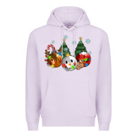 Lilac christmas Premium Hoodie - MaliasSmallBusiness