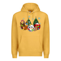 Mustard christmas Premium Hoodie - MaliasSmallBusiness