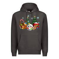 Smoke christmas Premium Hoodie - MaliasSmallBusiness