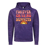 Cloud Purple forever chasing sunsets Vintage Hoodie - JahusDesignShop