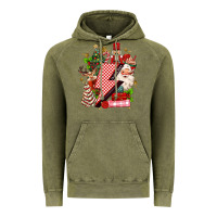 Vintage Olive christmas season lightning bolt Vintage Hoodie - MaliasSmallBusiness