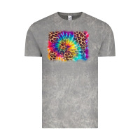 Cloud Rock leopard tie dye background Vintage Tee - Zillion Design Studio