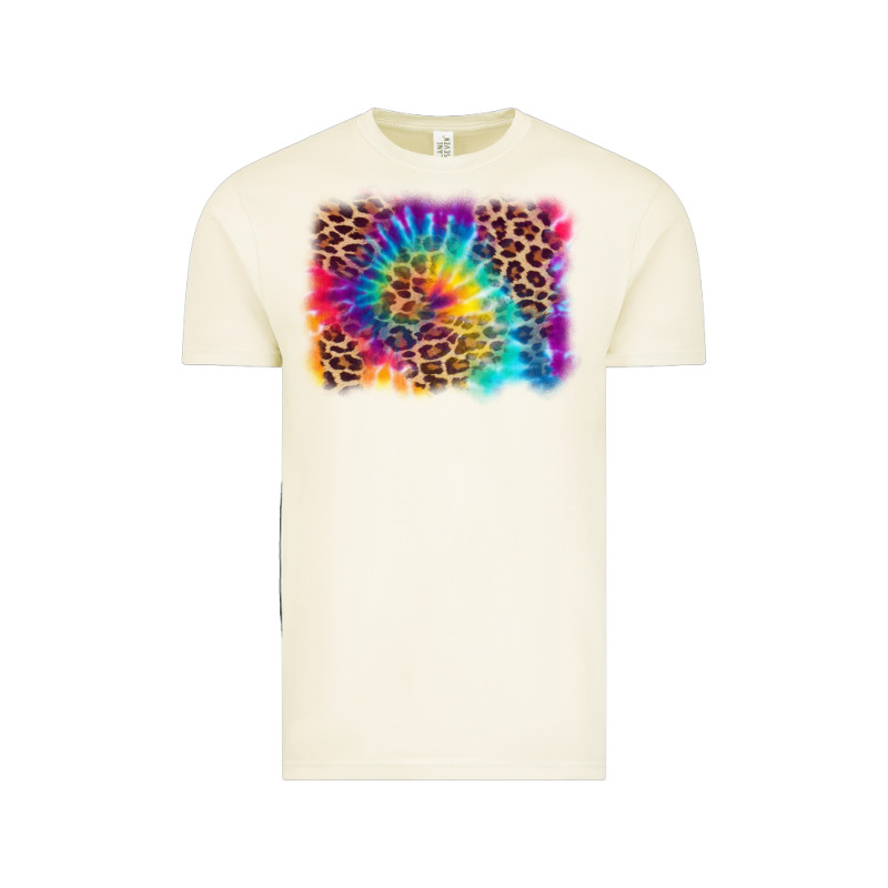 Leopard Tie Dye Background Vintage Tee by Zillion Design Studio | Teevron