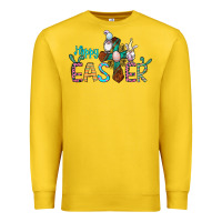 Lemon cross rabbit gnomes happy easter Premium Sweatshirt - Jasminsmagicworld