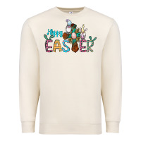Sandshell cross rabbit gnomes happy easter Premium Sweatshirt - Jasminsmagicworld