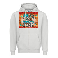 Dove Grey just a girl who loves jesus Zipper Hoodie - JahusDesignShop