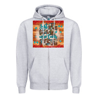 Heather Grey just a girl who loves jesus Zipper Hoodie - JahusDesignShop