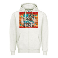 Oatmeal Heather just a girl who loves jesus Zipper Hoodie - JahusDesignShop