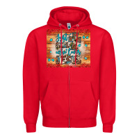 Red just a girl who loves jesus Zipper Hoodie - JahusDesignShop