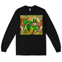 Black St. Patrick's Day gnomies truck tumbler Long Sleeve Tee - Neo Western