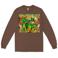 Chestnut St. Patrick's Day gnomies truck tumbler Long Sleeve Tee - Neo Western