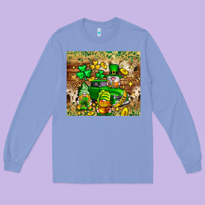 St. Patrick's Day Gnomies Truck Tumbler Long Sleeve Tee Designed By Neo Western