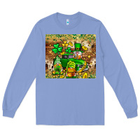 Colony Blue St. Patrick's Day gnomies truck tumbler Long Sleeve Tee - Neo Western