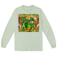 Matcha St. Patrick's Day gnomies truck tumbler Long Sleeve Tee - Neo Western